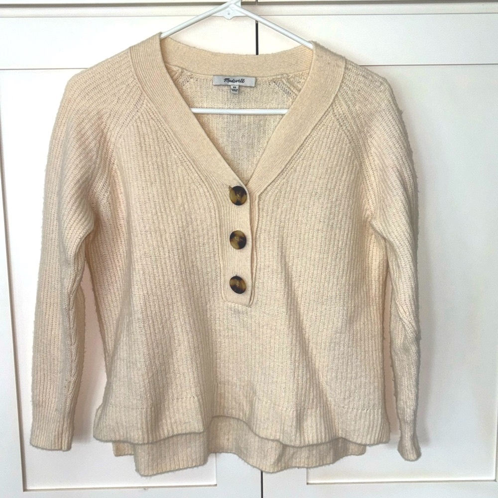 Madewell Cream Sweater